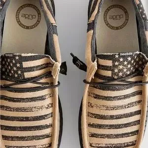 Hey Dude Wally funk Patriotic tan. Unisex Hey Dude Wally Patriotic | Zappos.com main image 4